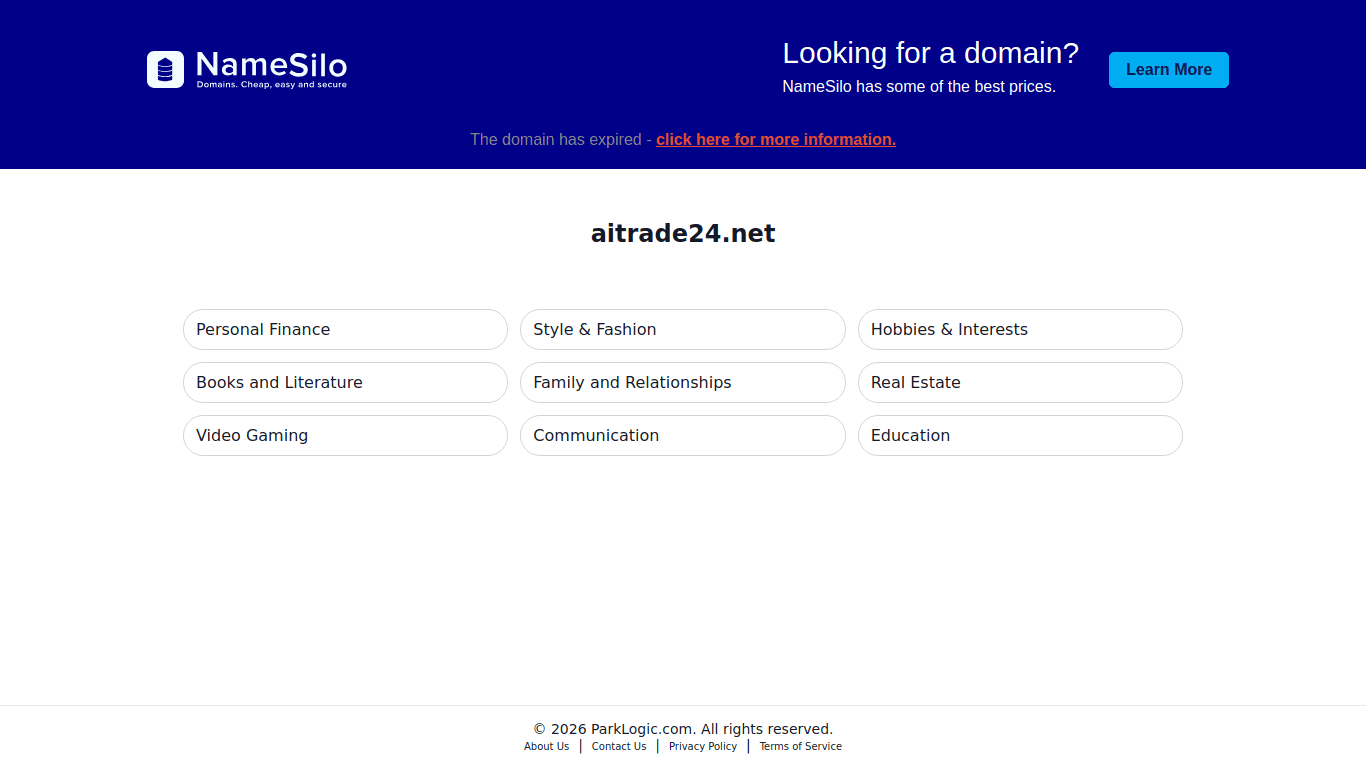 Captura de aitrade24.net