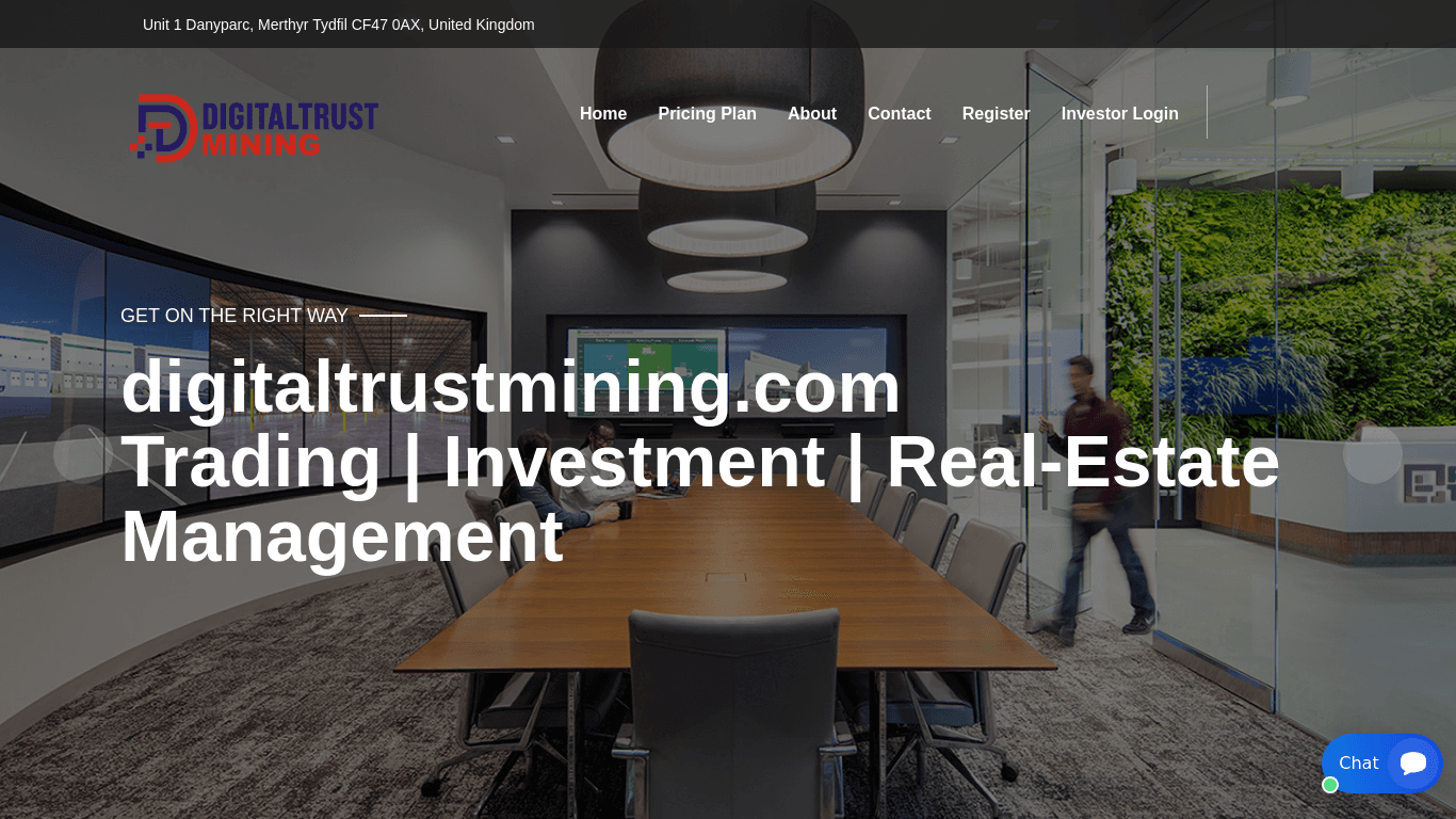 Capture of digitaltrustmining.com