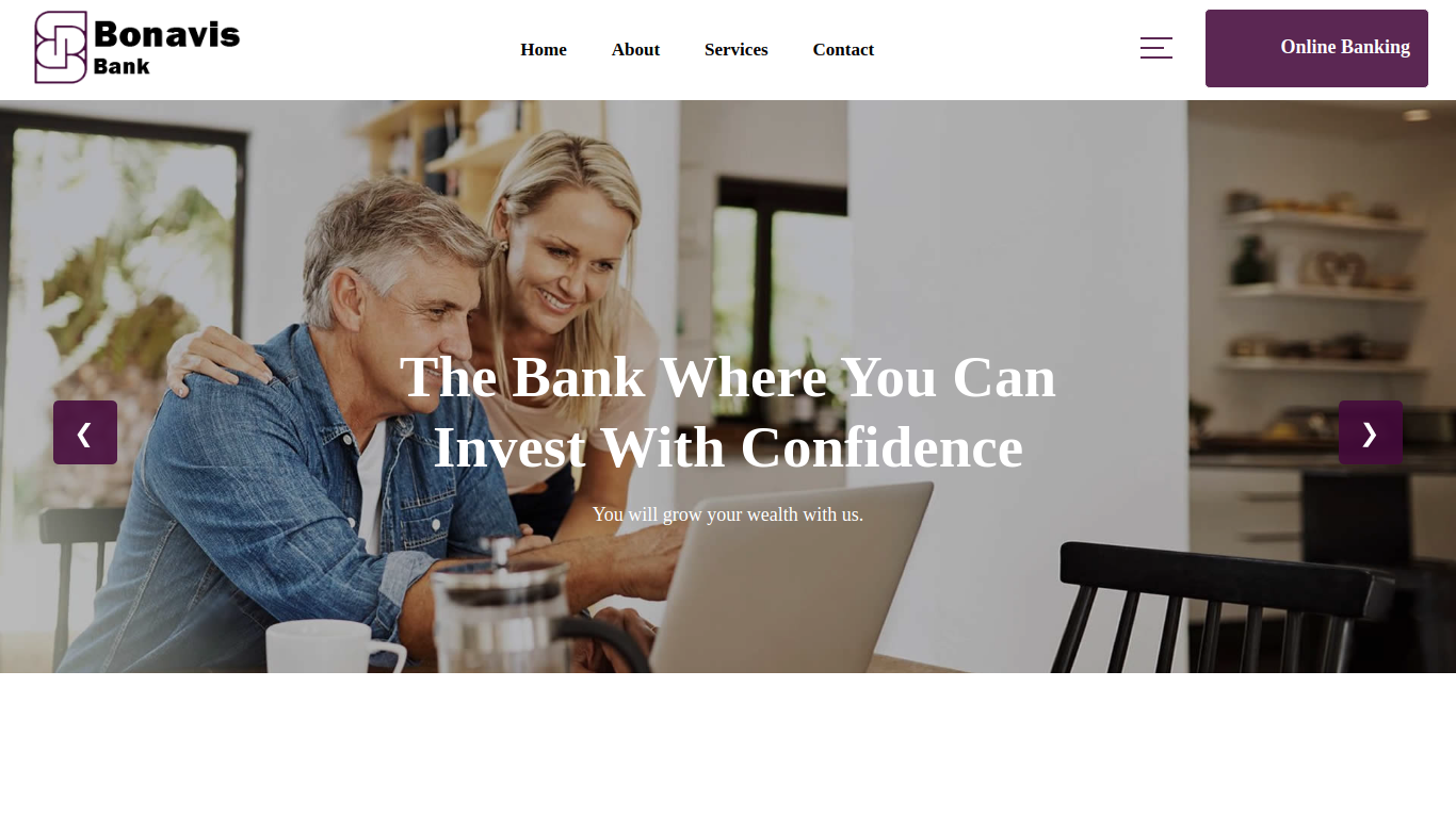 Archived capture of bonavisbank.com, a website assessed as fraudulent.