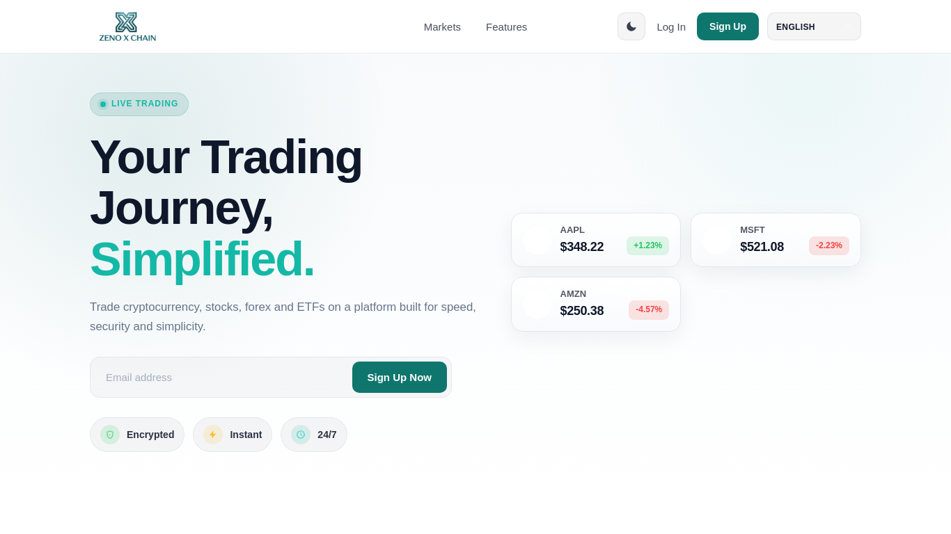 Archived capture of zenoxchain.com, a website assessed as fraudulent.