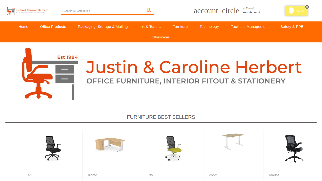 Screenshot of justinherbert.ie