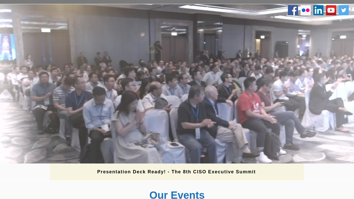 Screenshot of www.mighkevents.com