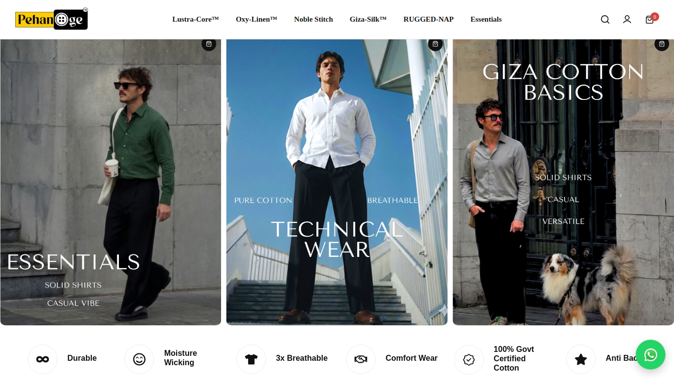Screenshot of pehanoge.com