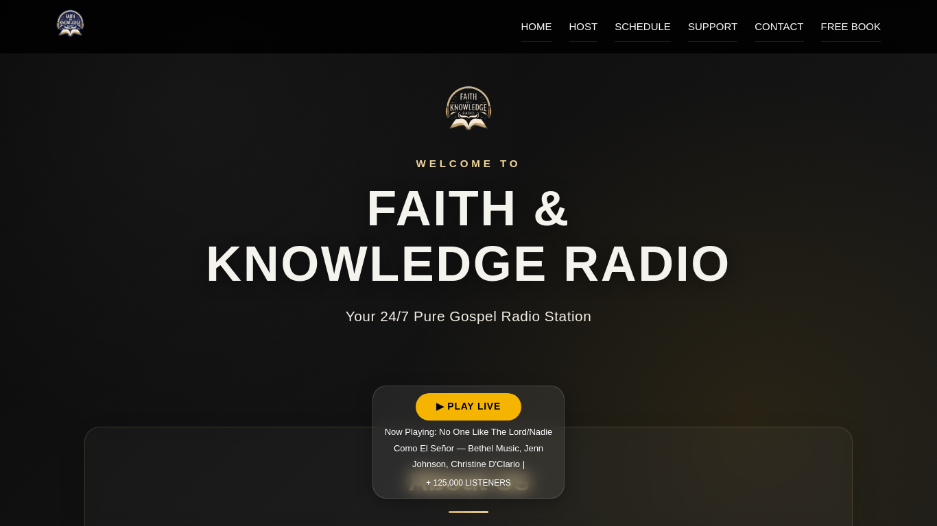 Captura de faithandknowledgeradio.online