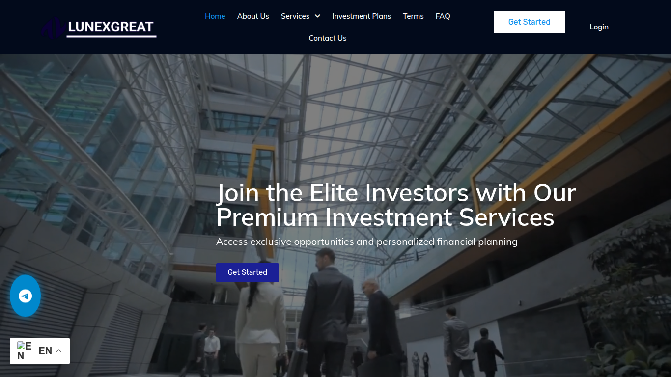 Screenshot of lunexgreat.com