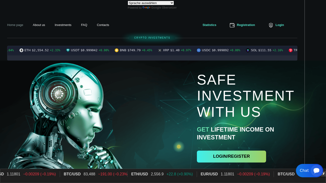 Screenshot of spiaprofit.com