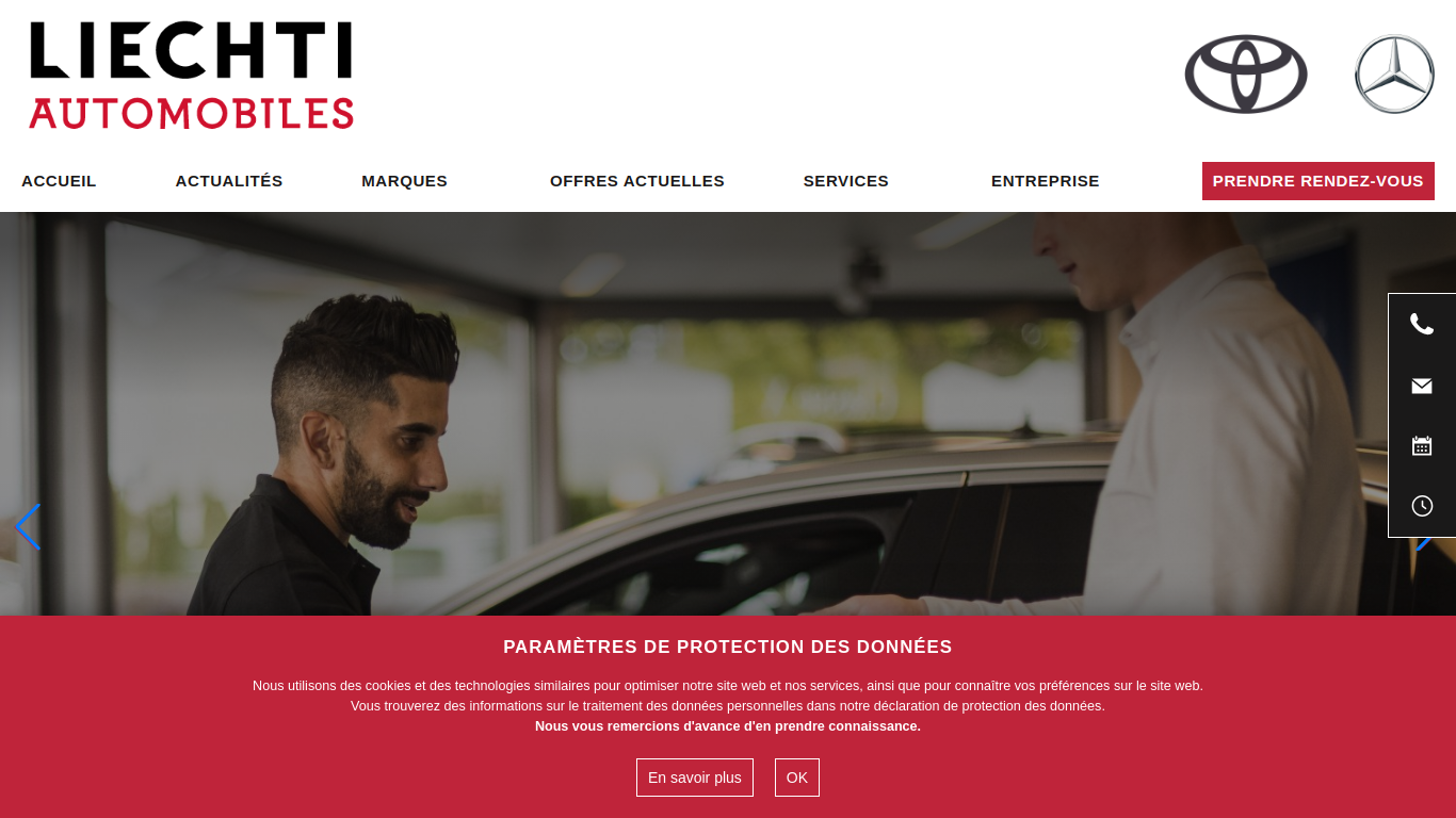 Screenshot of liechti-automobiles.ch