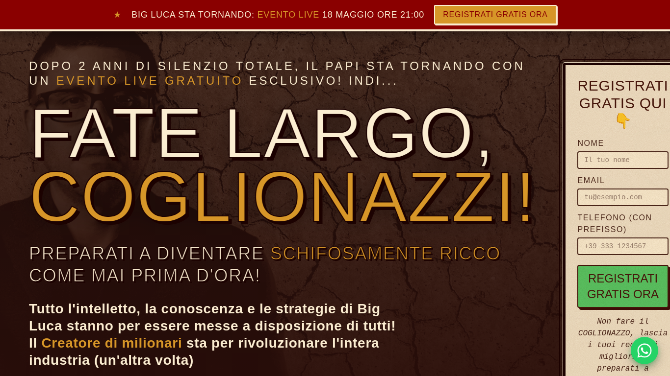 fatelargocoglionazzi.com