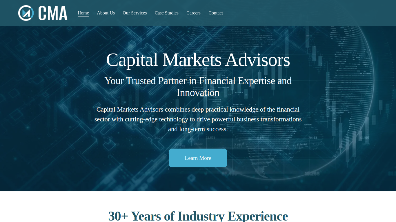 Screenshot of capital-markets-advisors.com