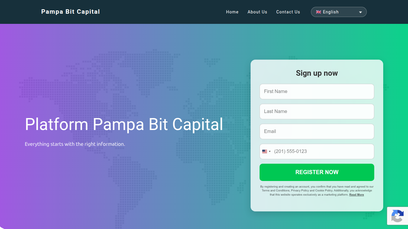 Screenshot of pampabitcapital.com