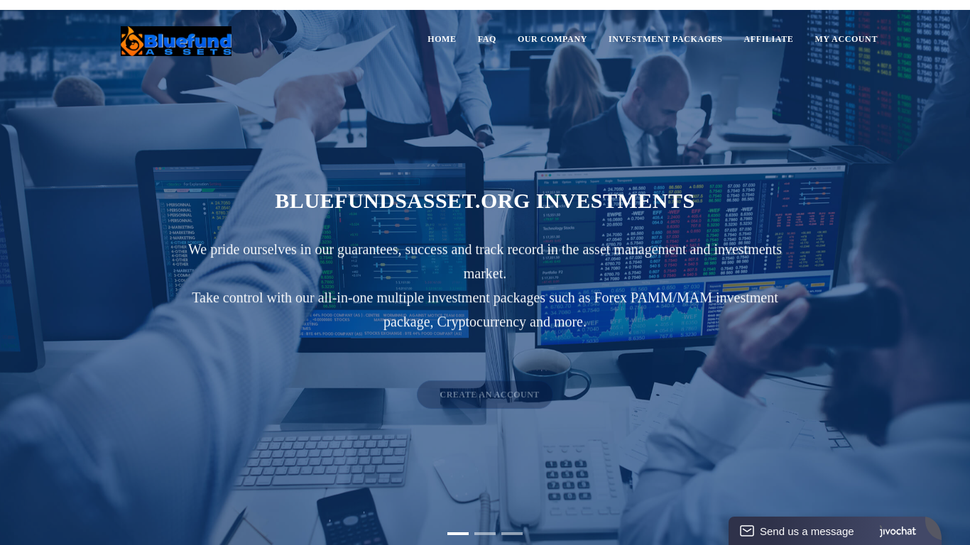 Screenshot of bluefundsasset.org