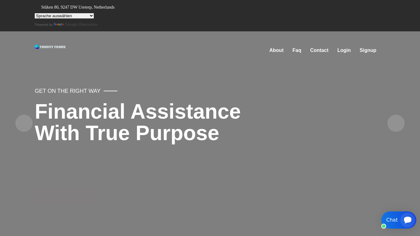 Screenshot of truefitfunds.com
