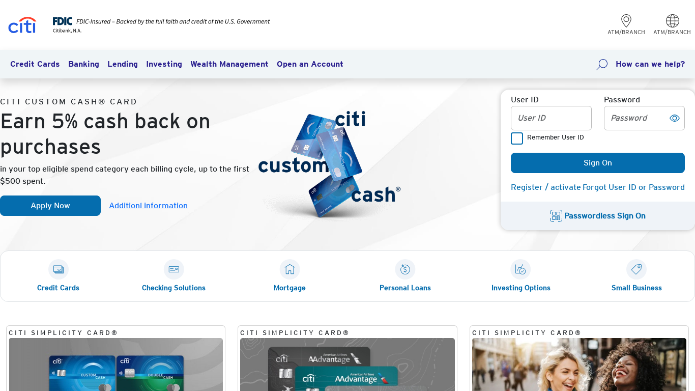 https://www.citibankalerts.com