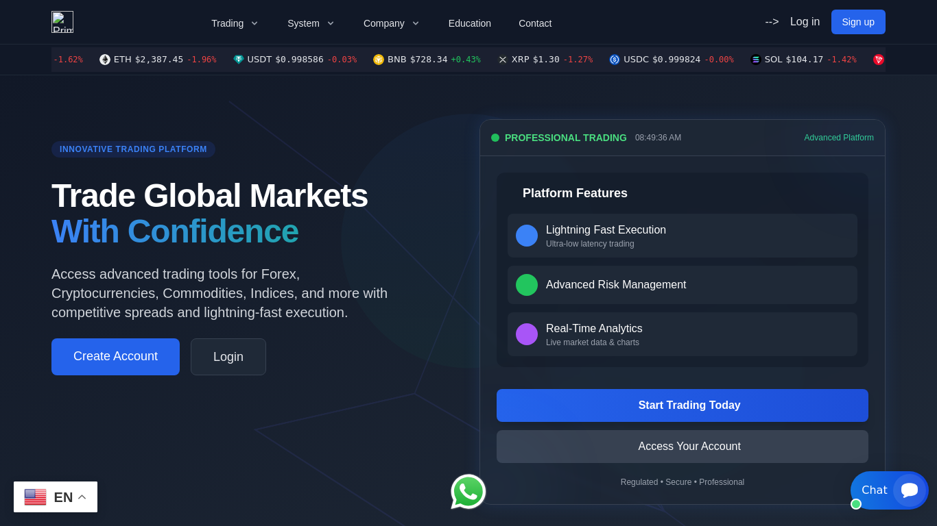 Screenshot of primerepublicansplatform.com
