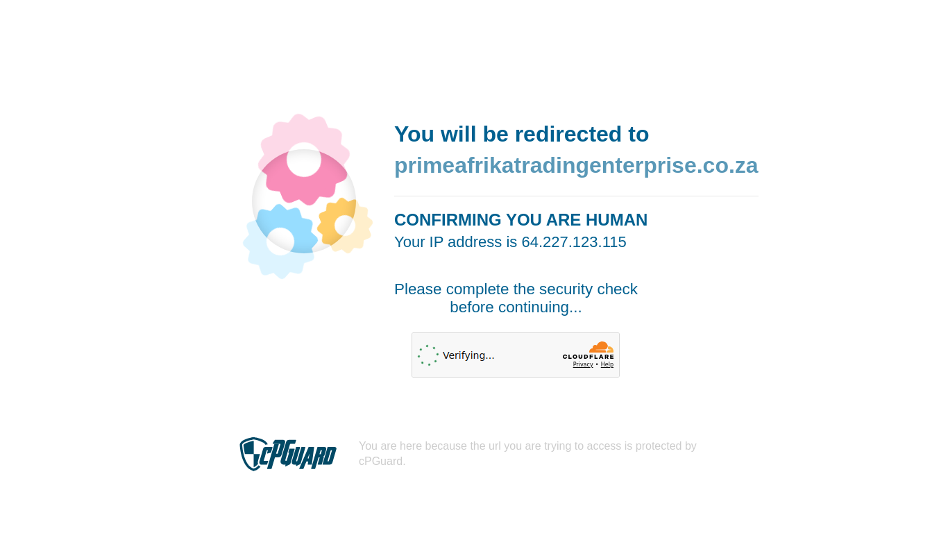 Screenshot of primeafrikatradingenterprise.co.za