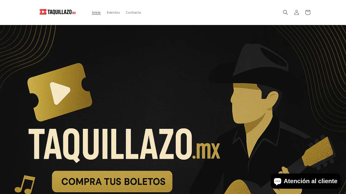 Screenshot of https://Taquillazomx.com