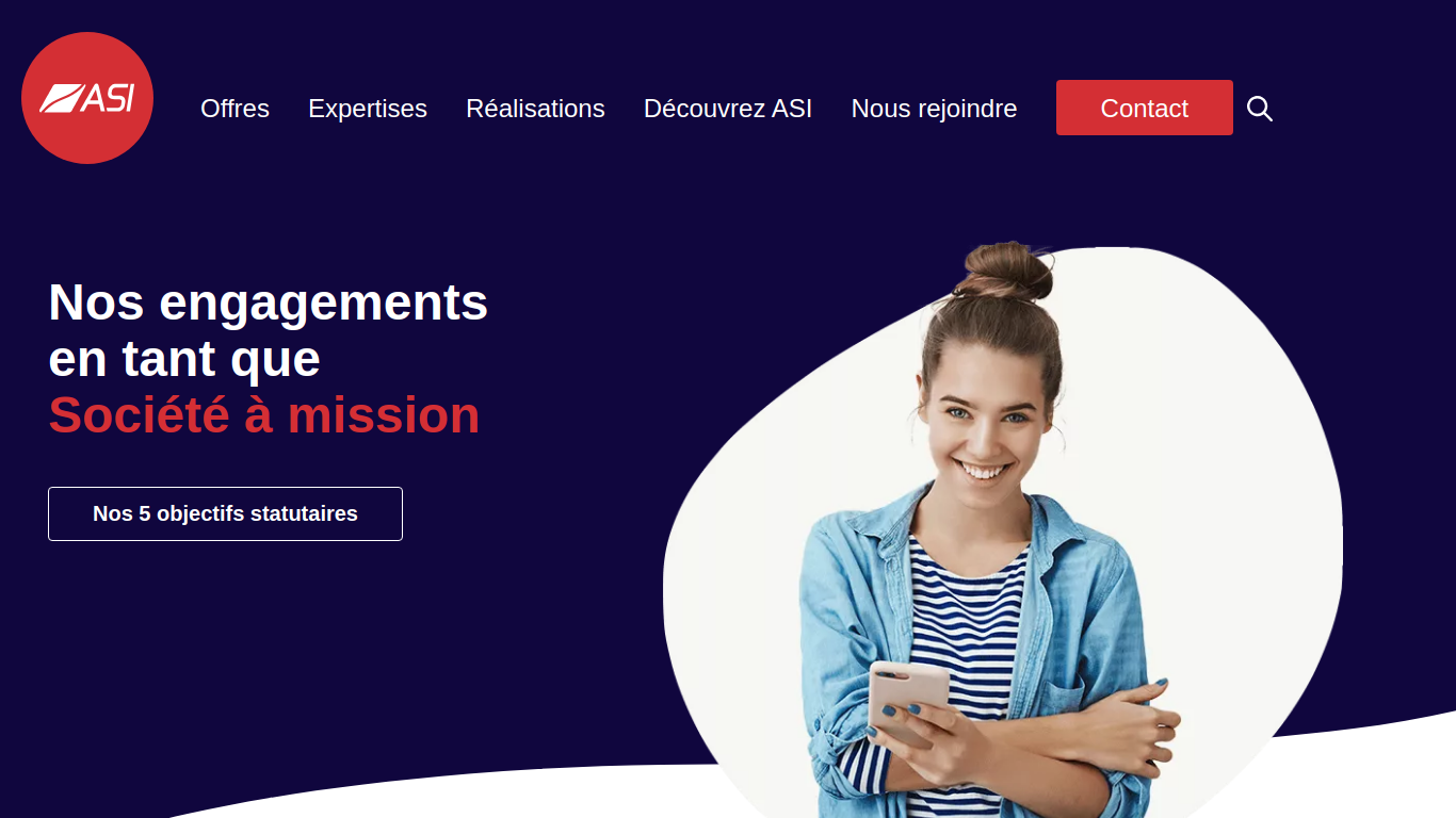 Screenshot of asi.fr