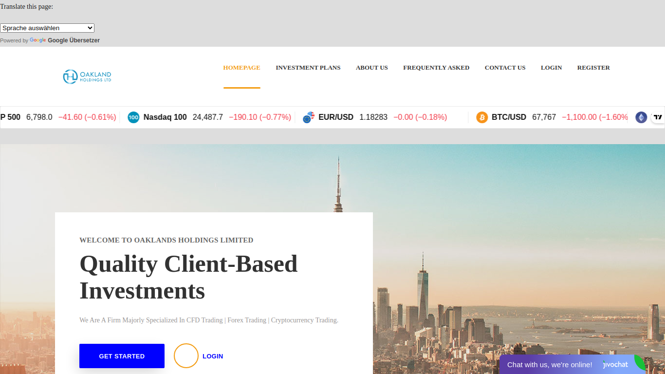 oaklandholdingltd.net