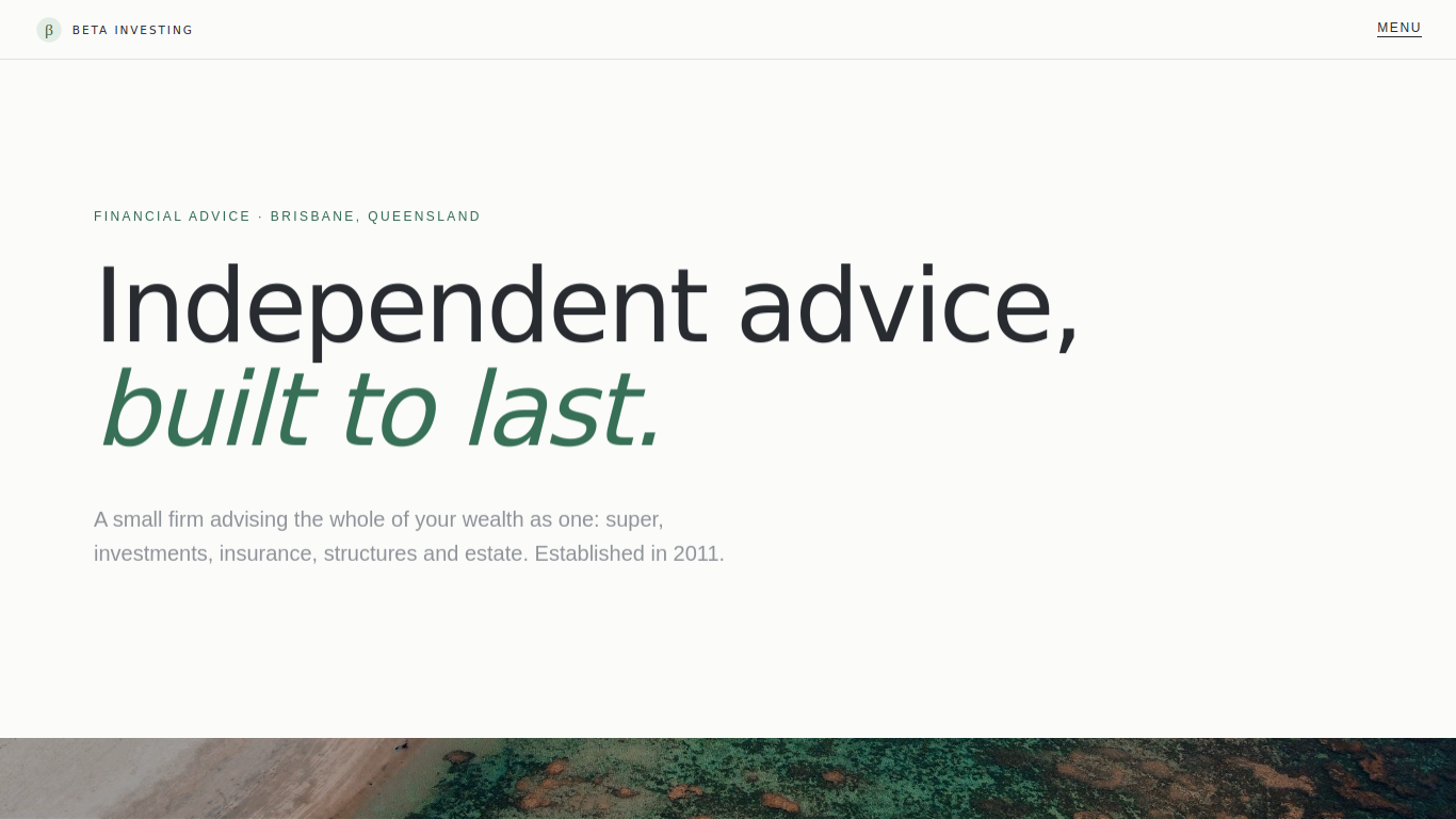 Captura de beta-investments.com