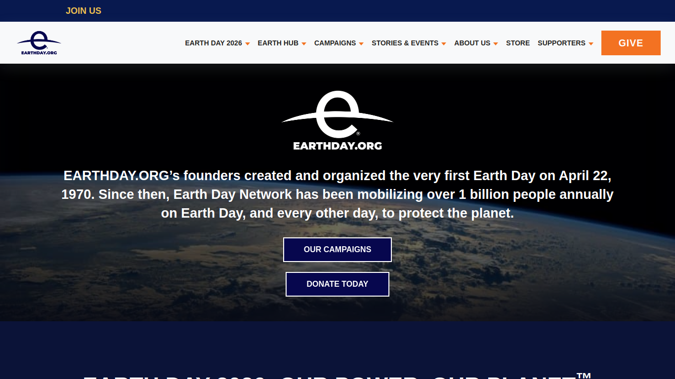 www.earthday.org
