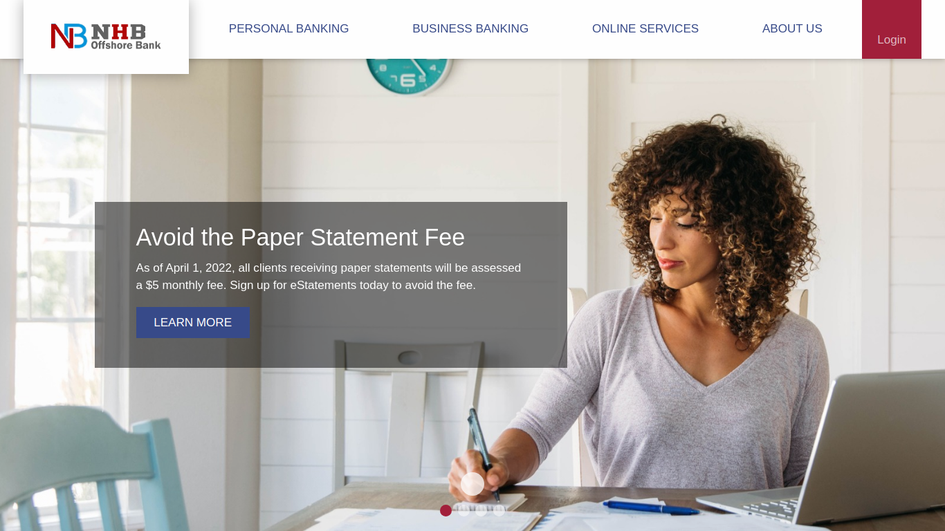 Screenshot of nhbnyc.com
