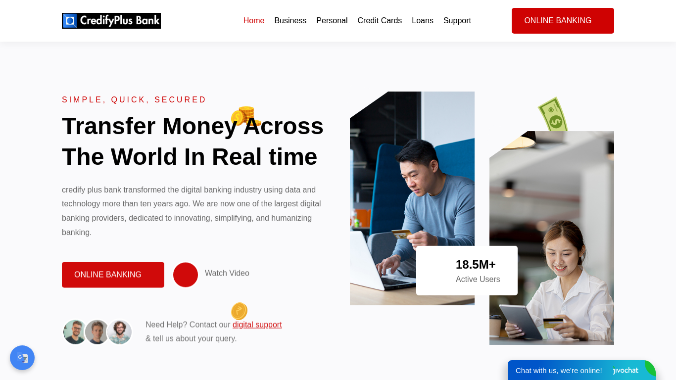 credifyplusbank.com