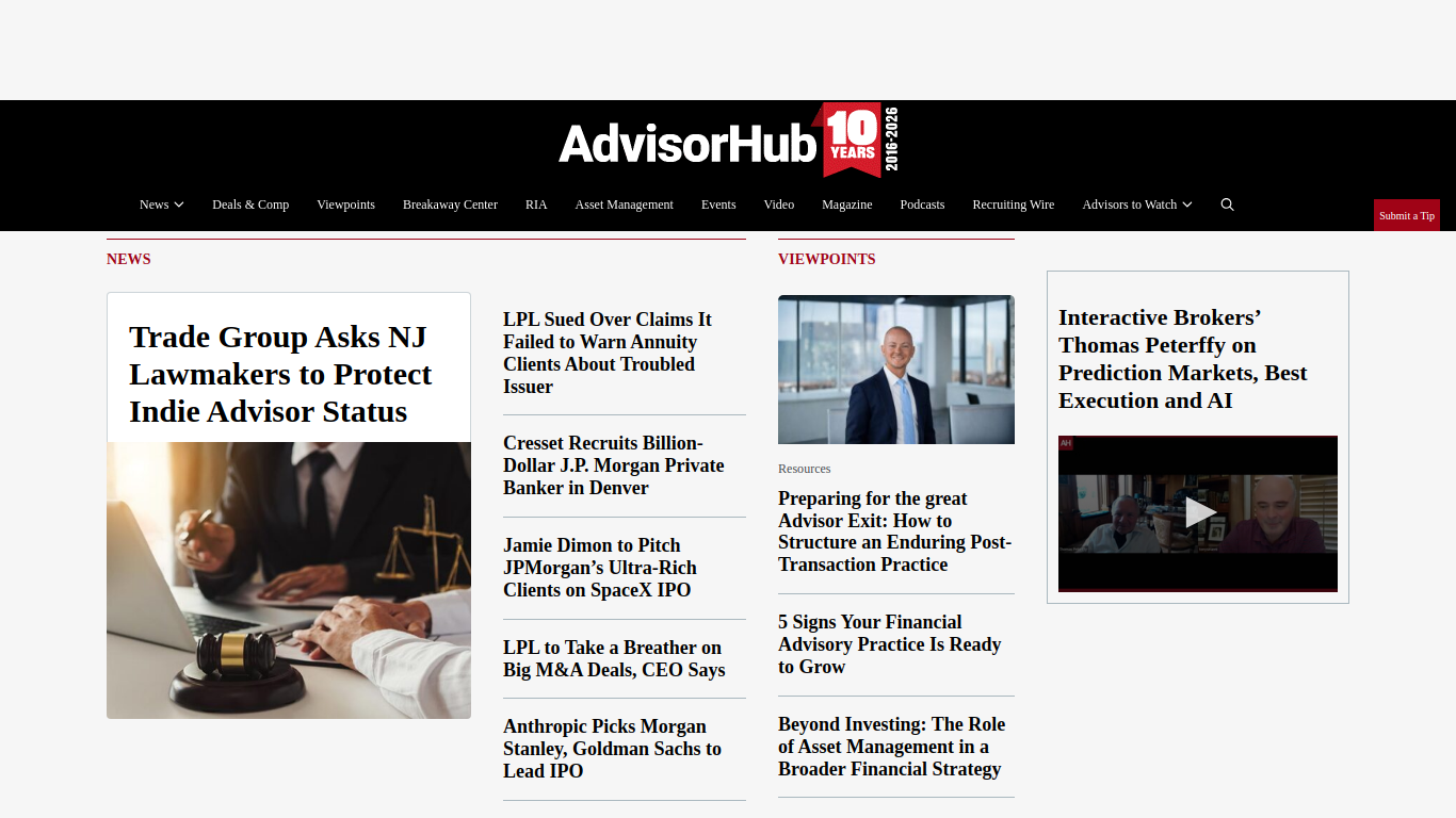 advisorhub.com