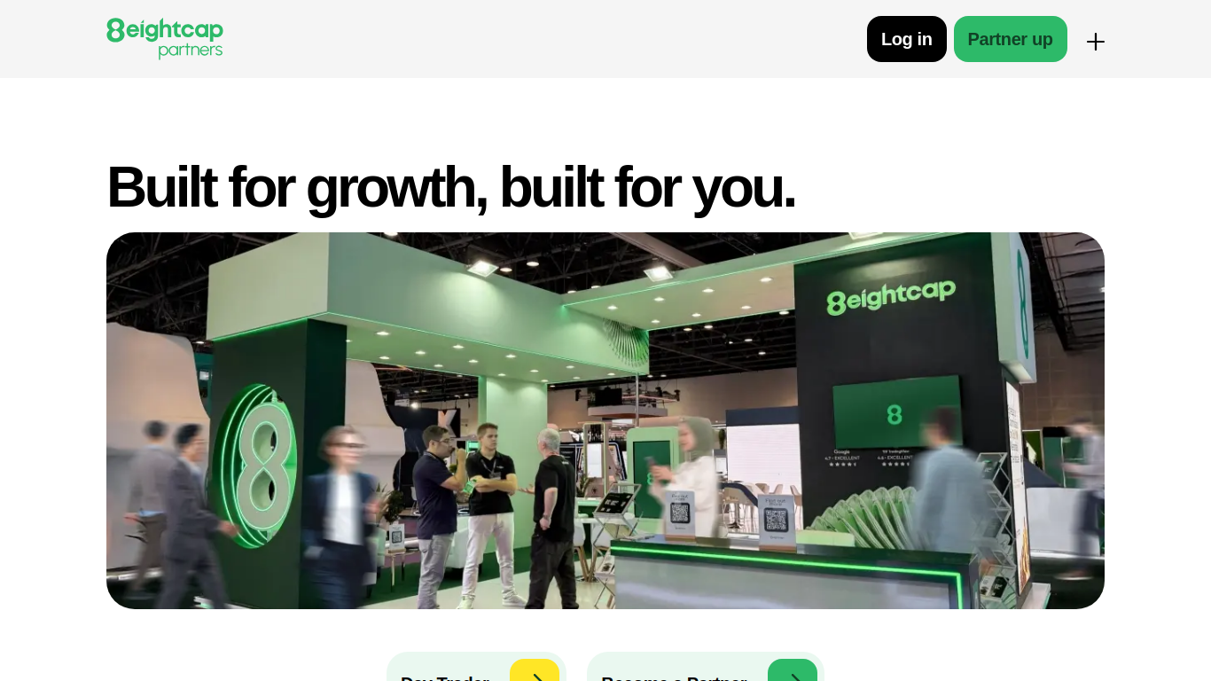 Screenshot of eightcap.partners