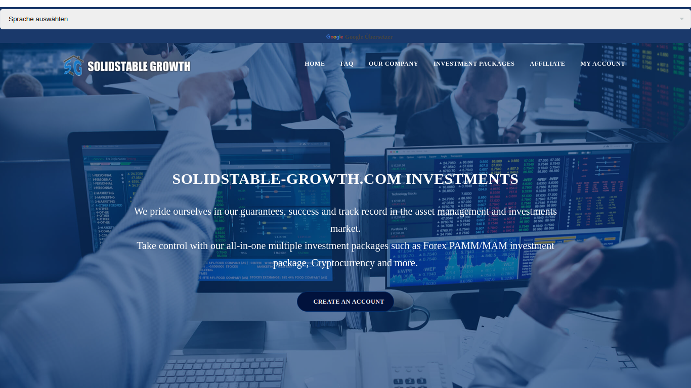 Screenshot of solidstable-growth.com