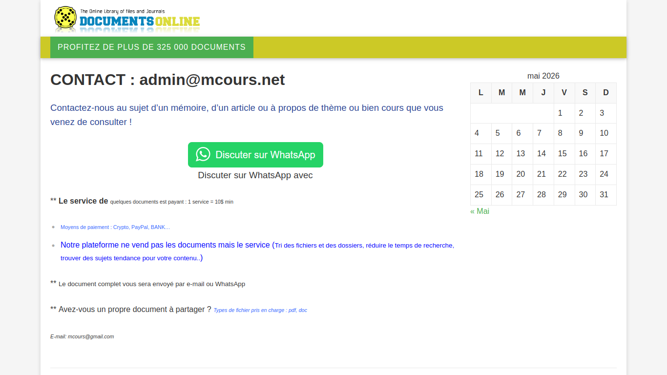 mcours.net