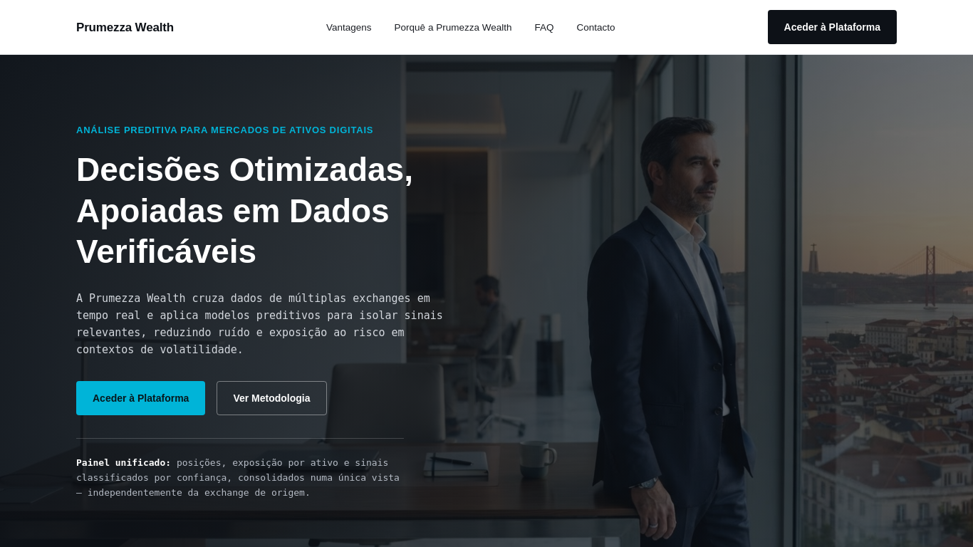 Captura de prumezzawealth.com