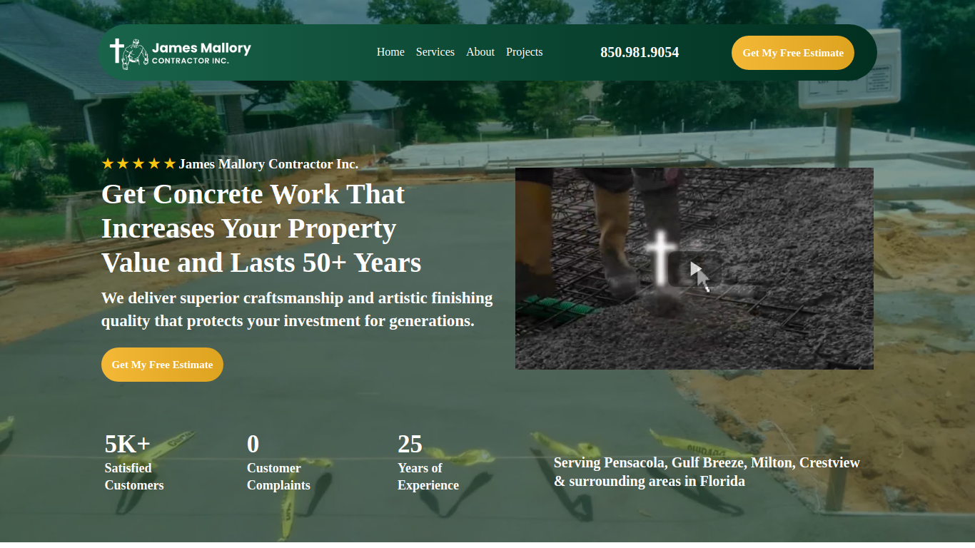 jmallorycontractorinc.com