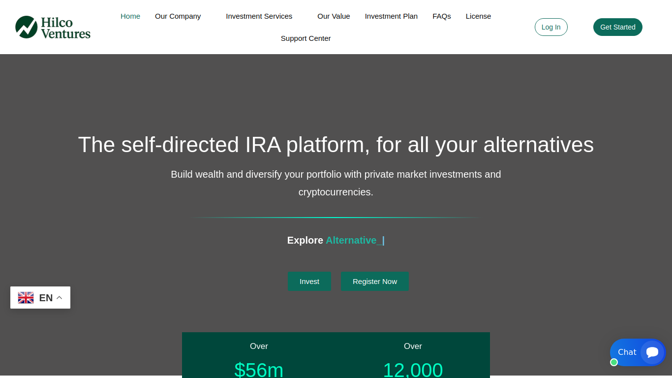 Screenshot of hilcoventure.com