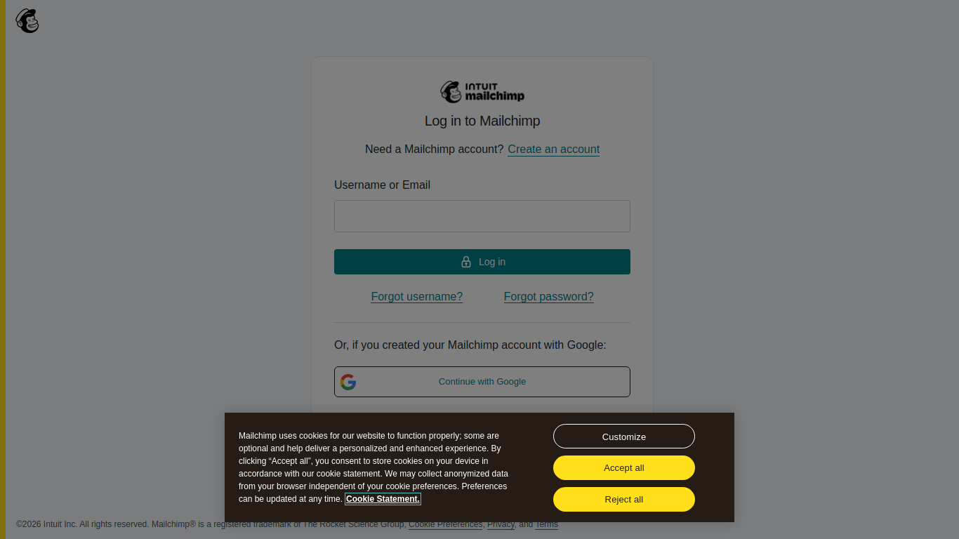 login.mailchimp.com