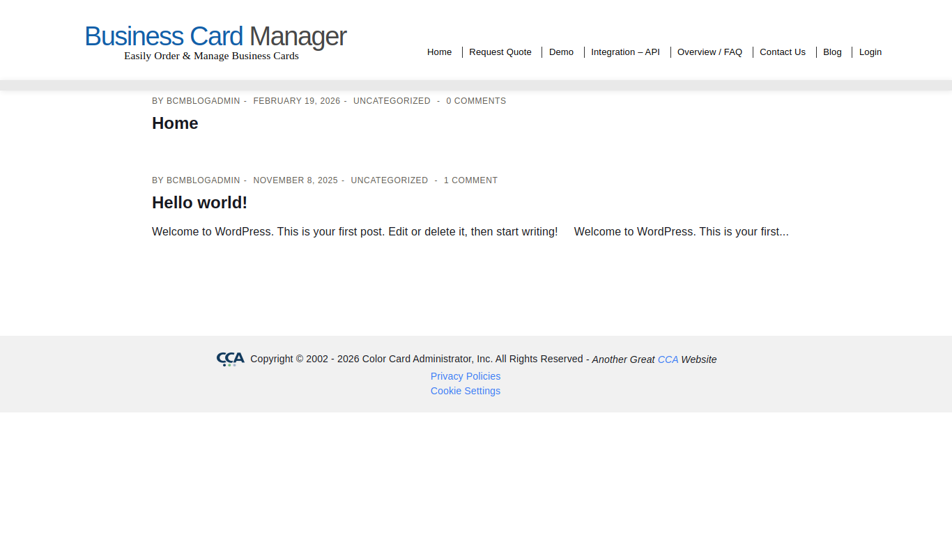 businesscardmanagement.com