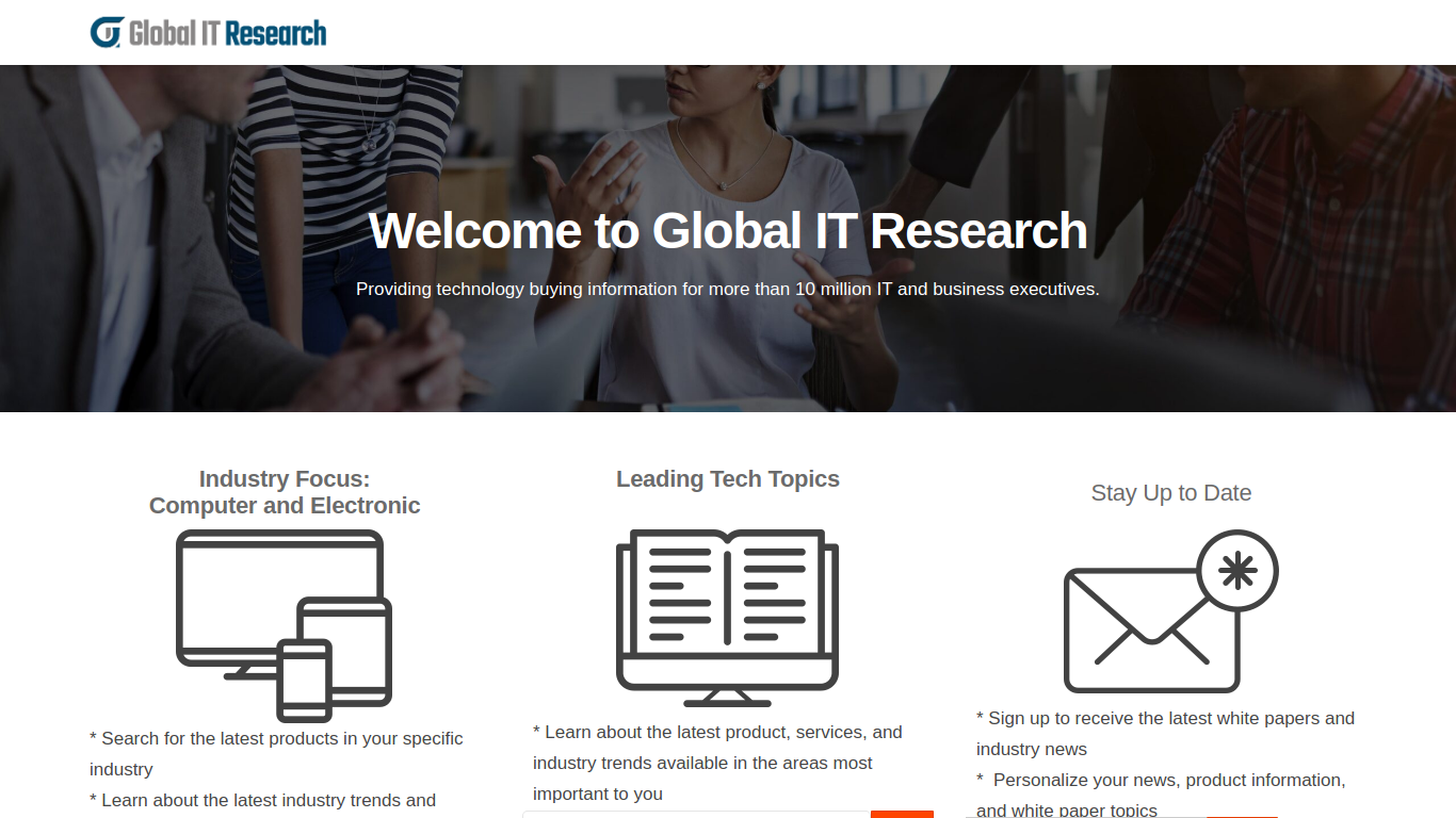 Screenshot of globalitresearch.com