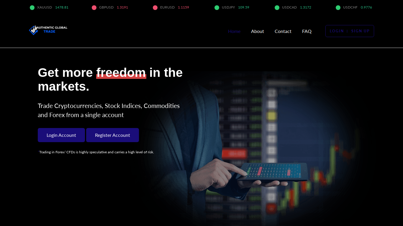 www.authenticglobaltrade.live