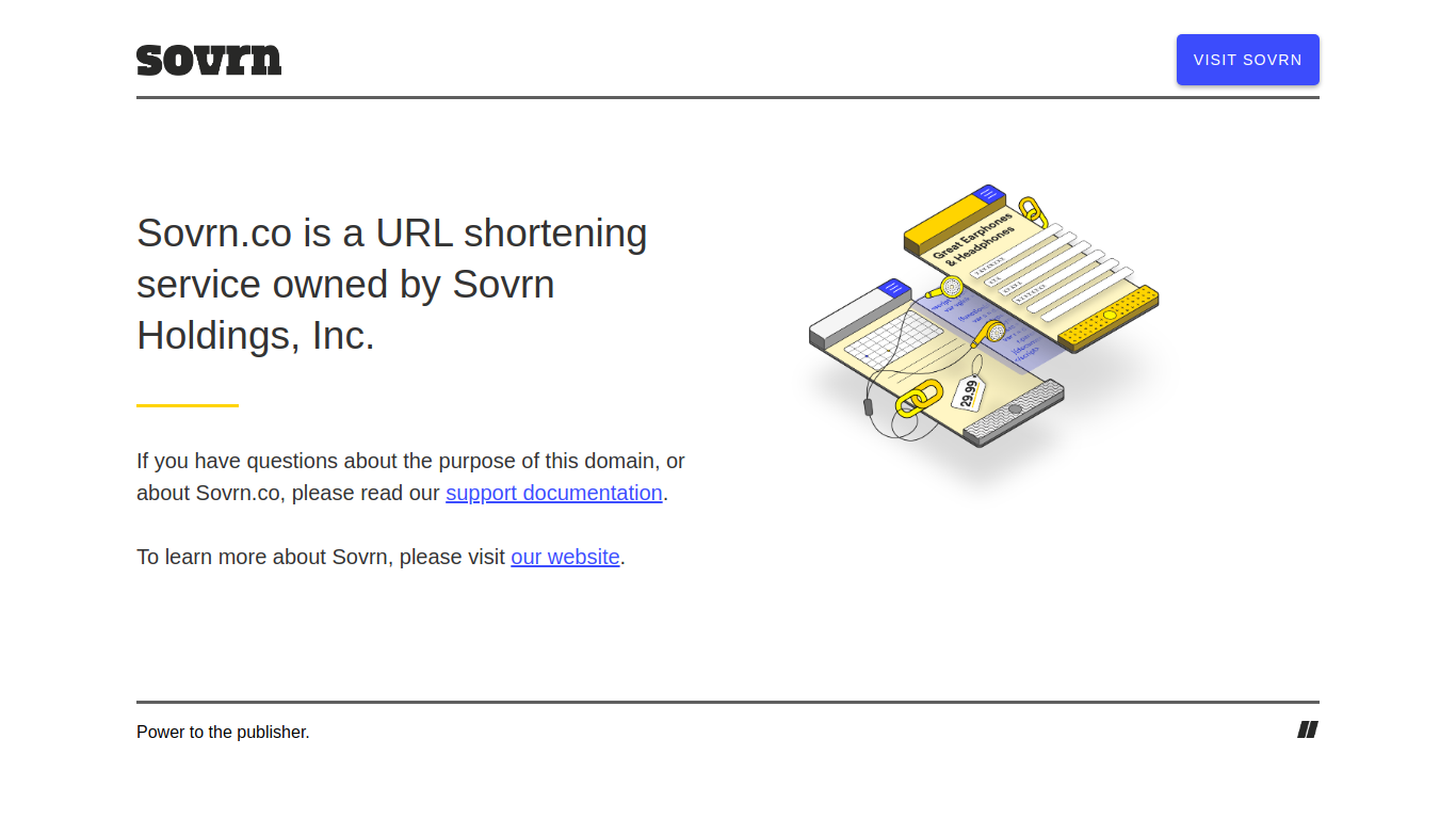Screenshot of redirect.viglink.com