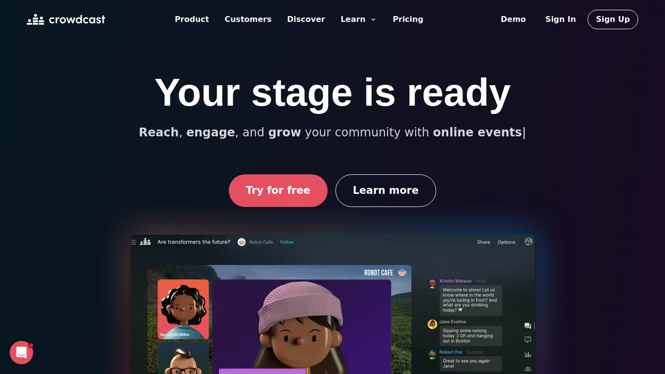 www.crowdcast.io