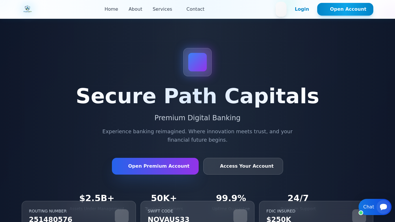 Screenshot of securepathcapitals.com