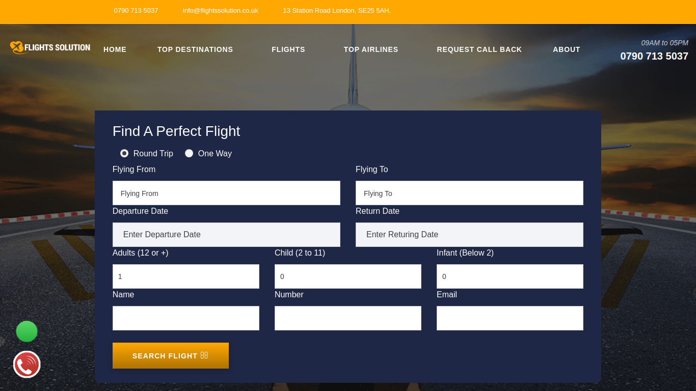flightssolution.co.uk