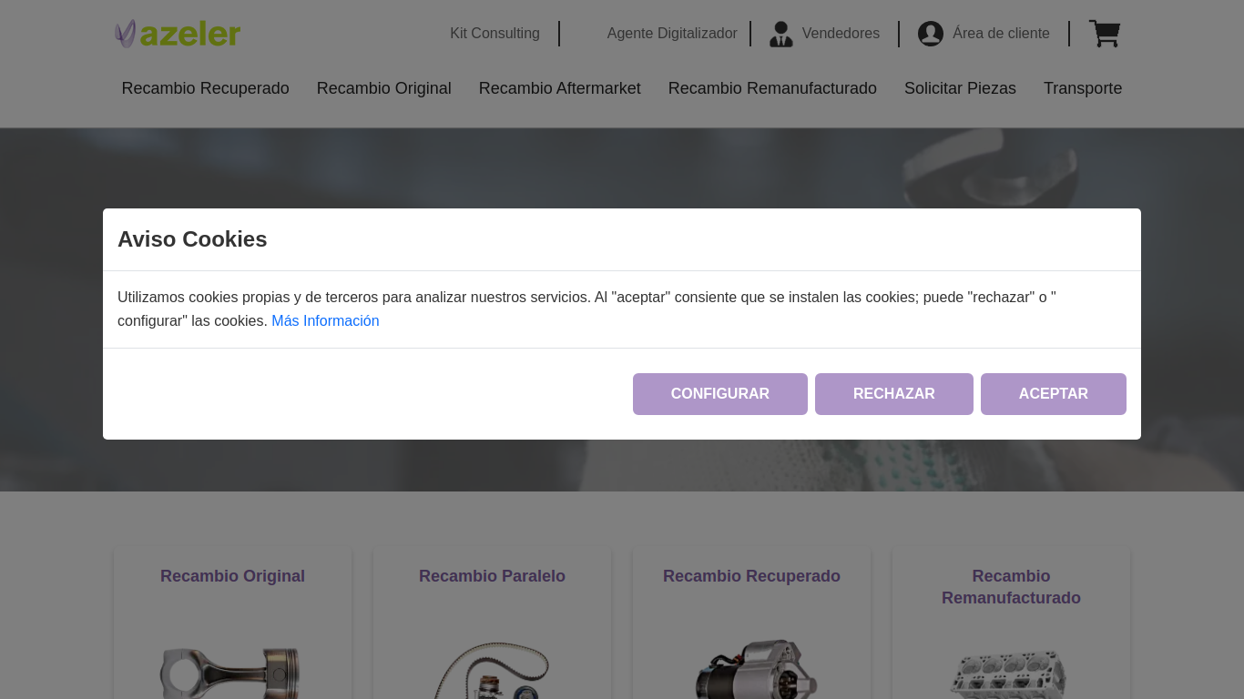 www.azelerecambios.com