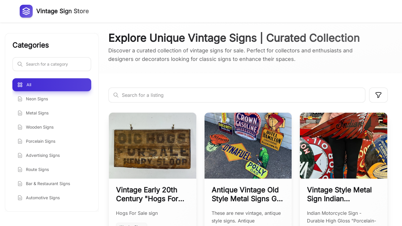 vintagesignstore.com