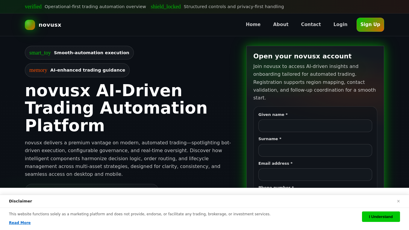Captura de novusxsolution.com