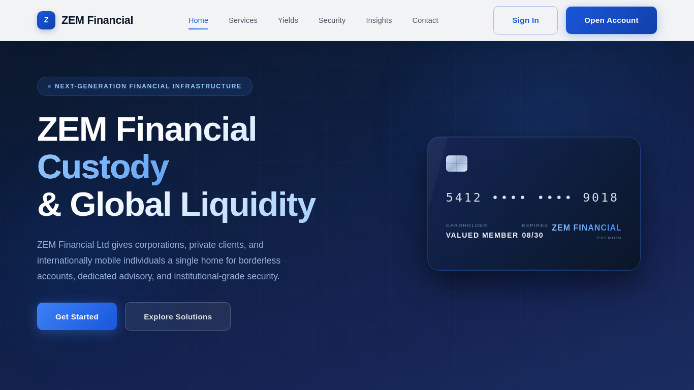 Screenshot of zemfinltd.site
