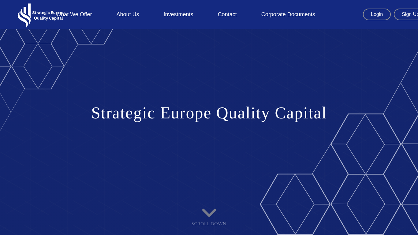 Screenshot of strategiceuqualitycapital.com