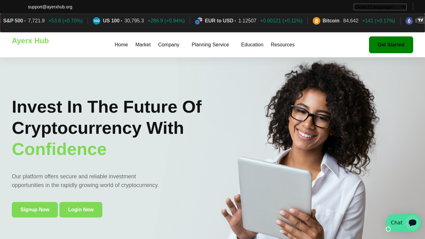 Screenshot of ayerxhub.org